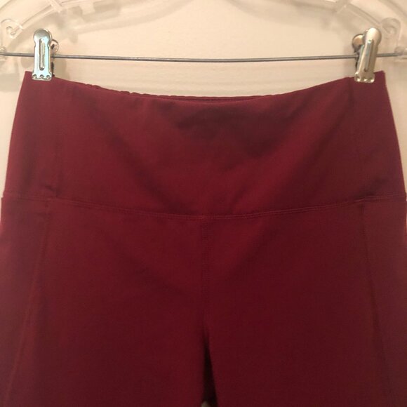 Yogalicious Lux rust-colored leggings w/ pockets sz L - Picture 3 of 11
